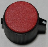 Ручка черно-красная для переменного резистора 